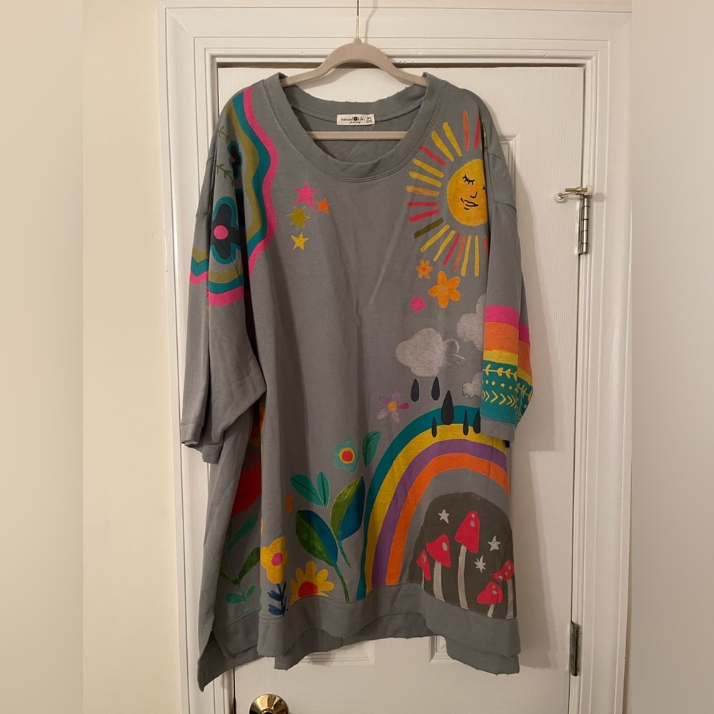 SOLD ELSEWHERE! Natural Life Oversized Shirt